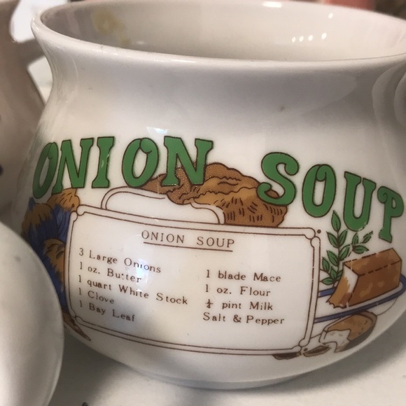 Vintage Soup Bowls - Fine Porcelain- French Onion Soup Bowls 👩‍🌾 - Picture 3 of 9